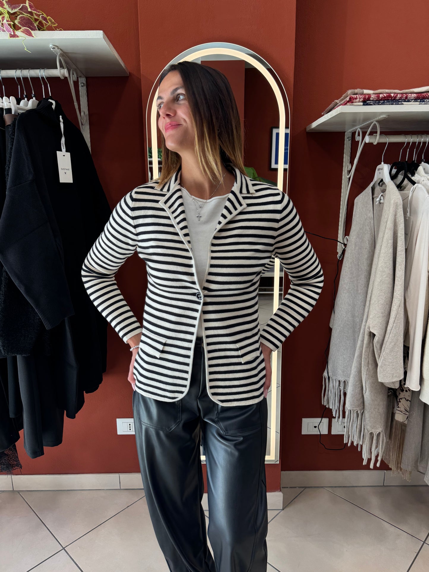 Susymix- Giacca in maglia