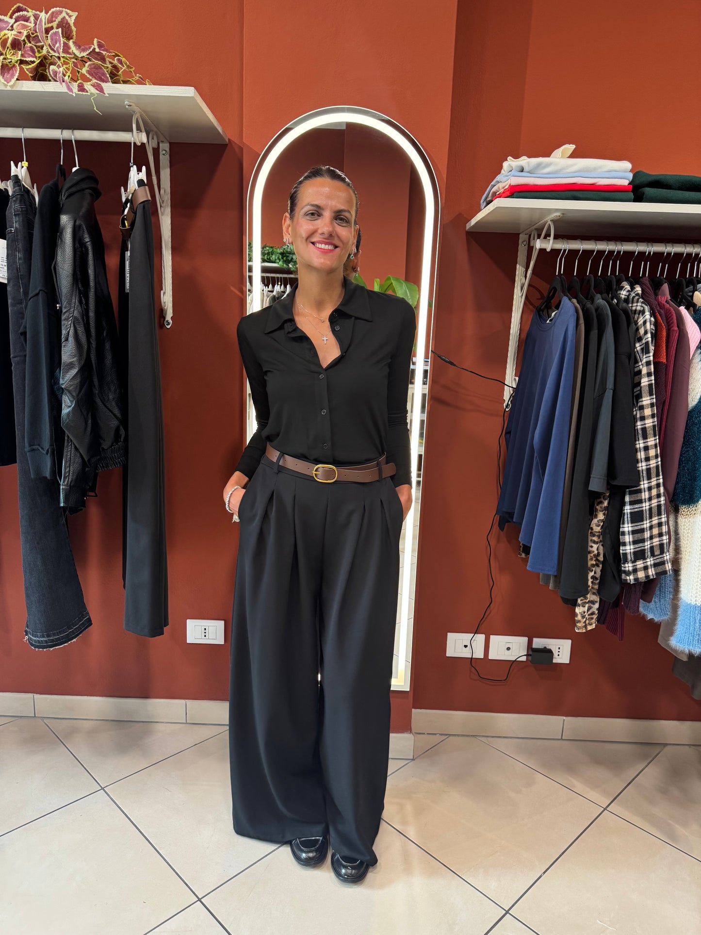 Susymix- Pantalone a palazzo