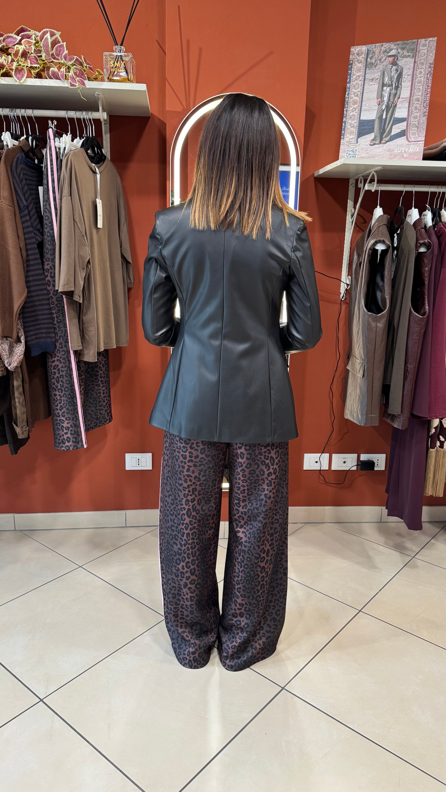 Susymix-Blazer in ecopelle