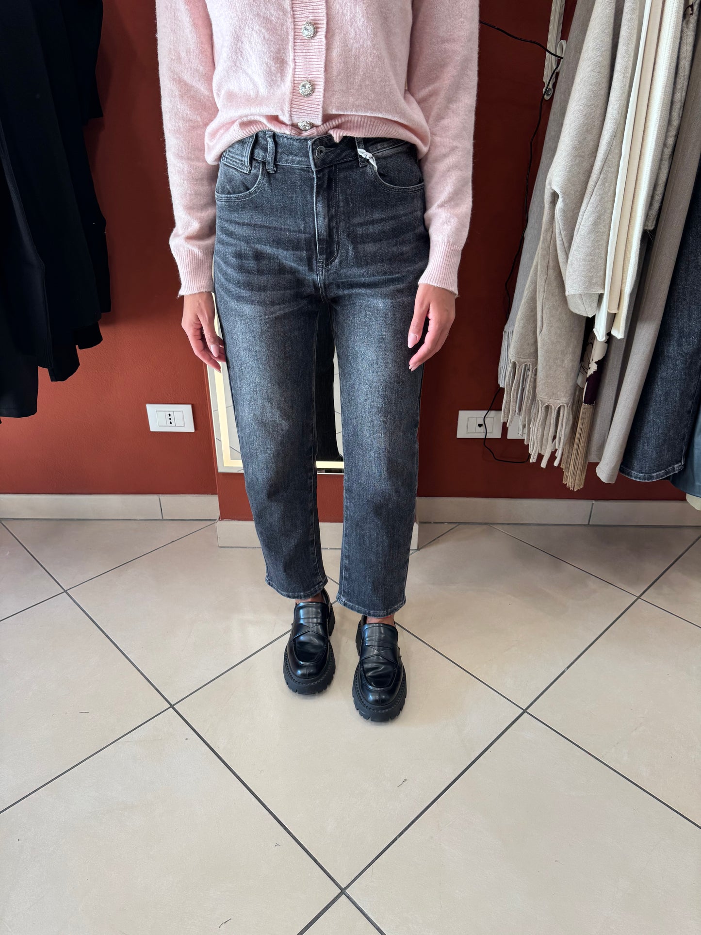 Susymix- Denim wide leg dark