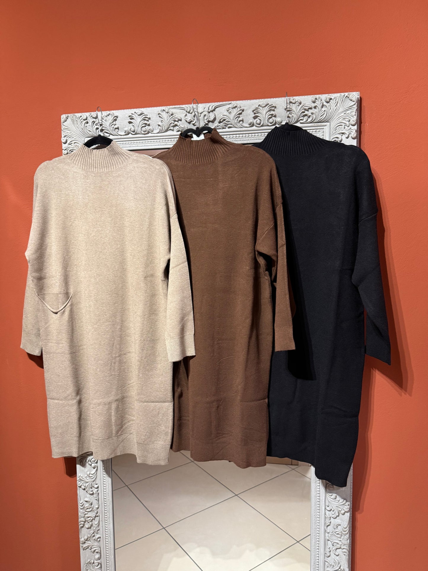 Susymix- Abito in maglia a ovetto