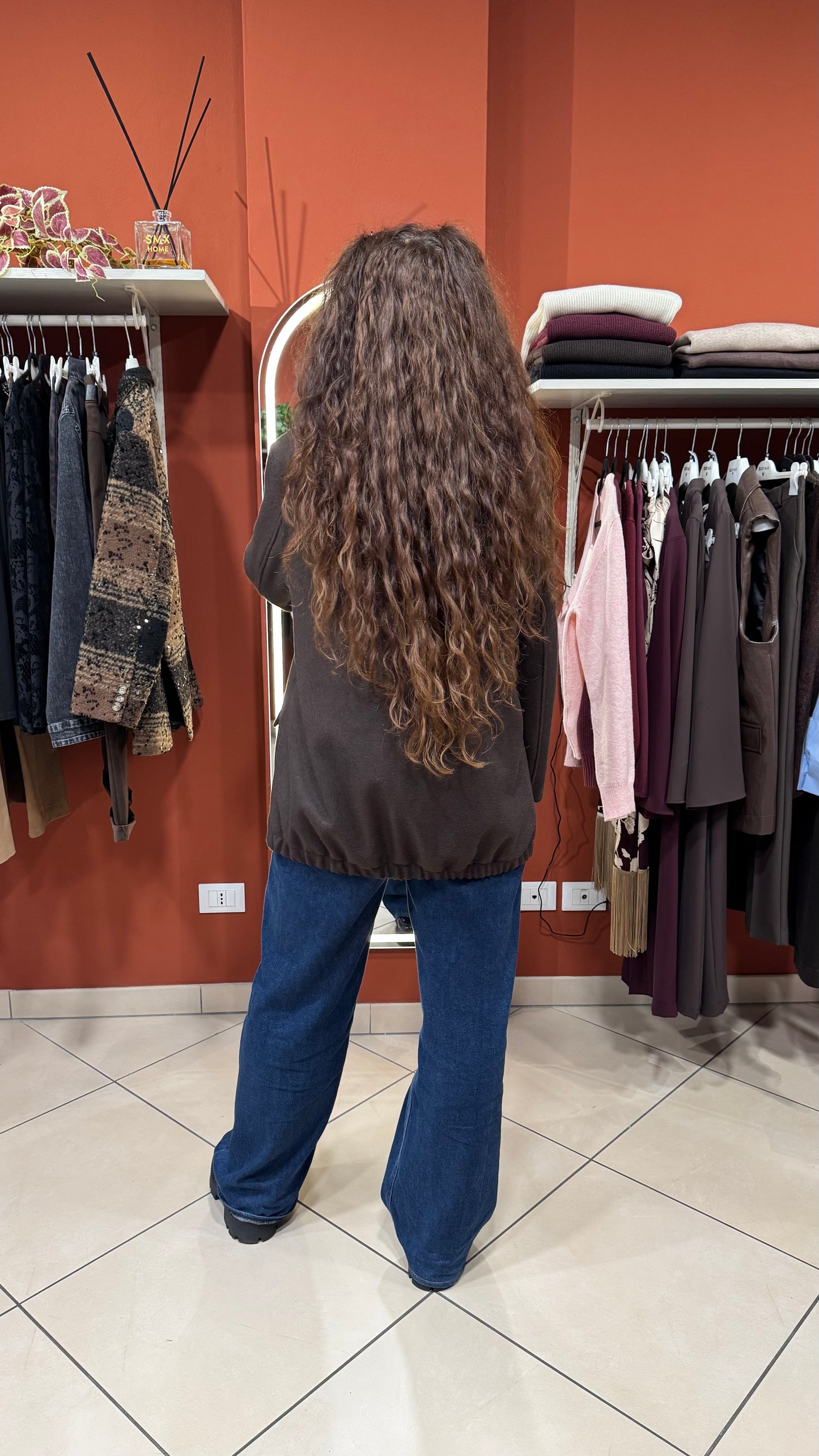 Susymix - Cappotto doppiopetto scollo a V