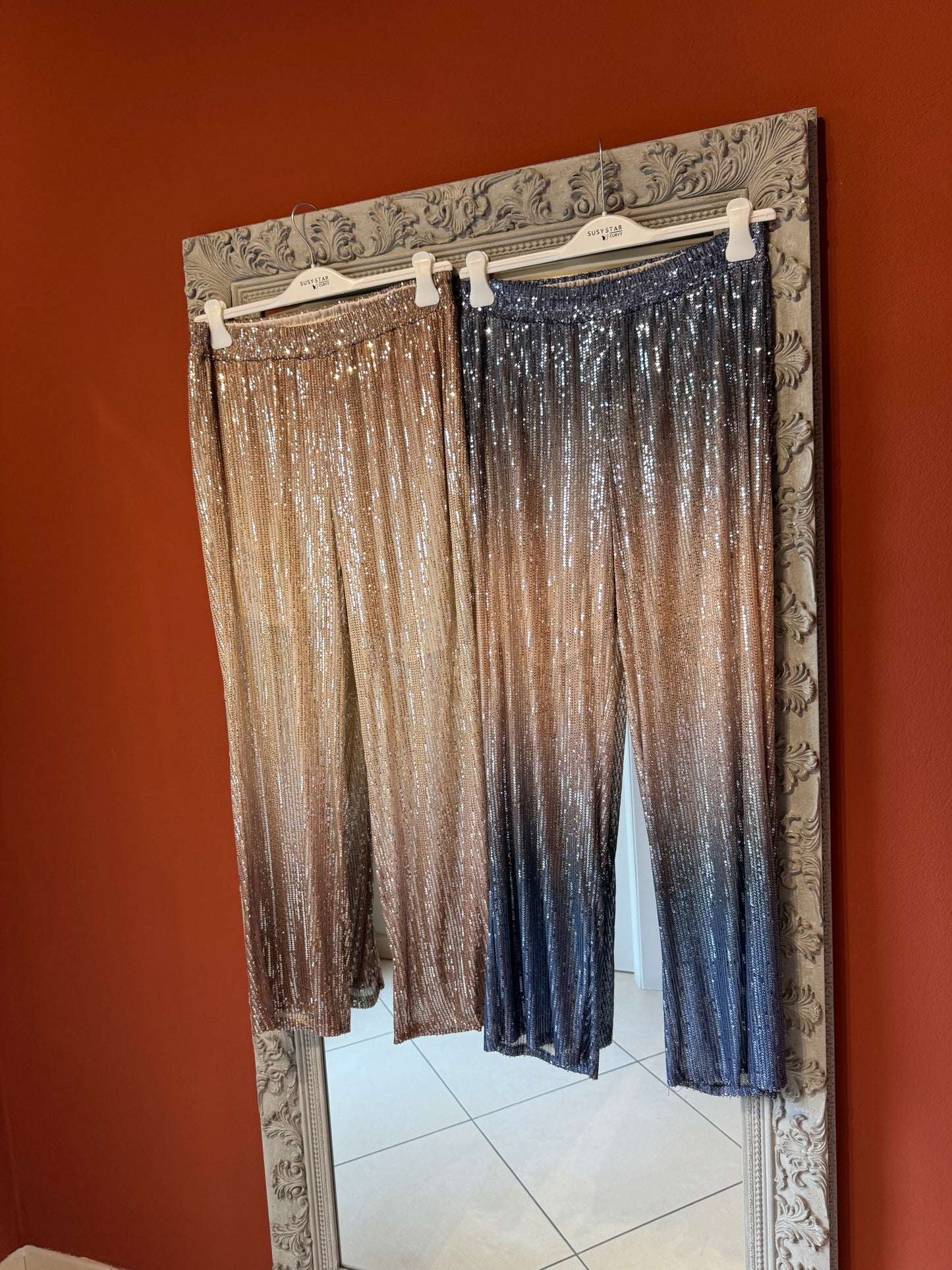 Susystar-Pantalone paillettes