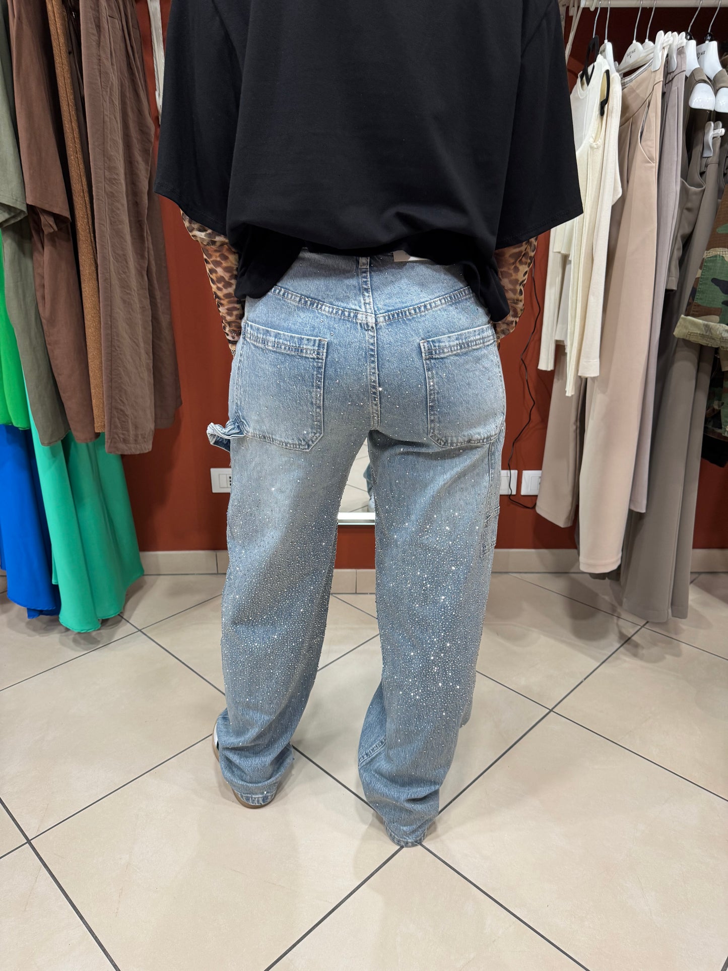 Rocknroll- Denim balloon carpenter