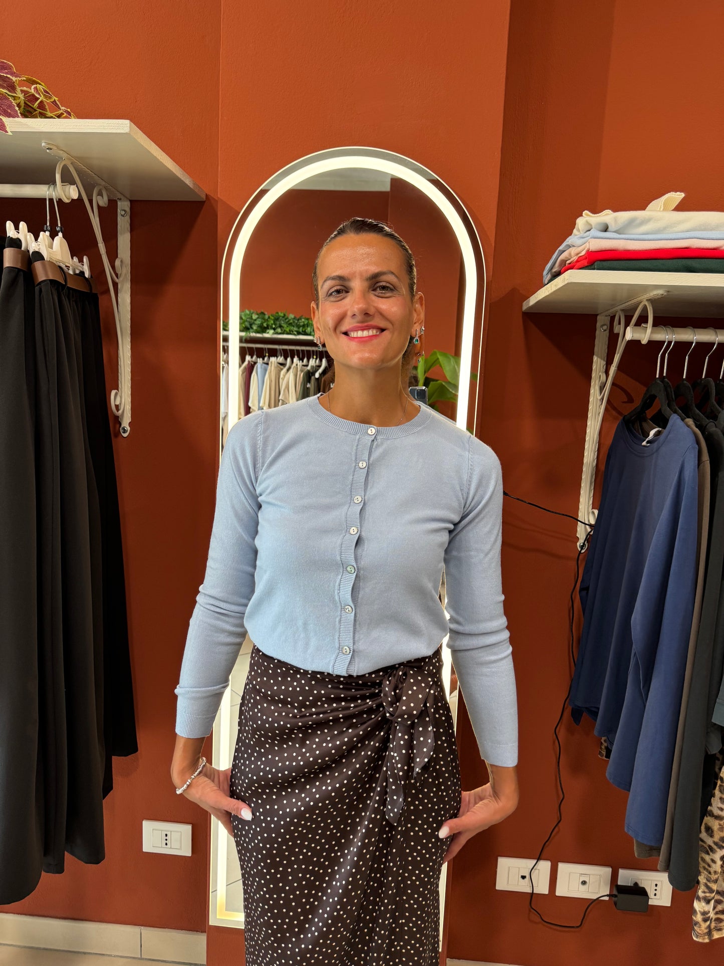 Susymix -Cardigan basico con bottoncini