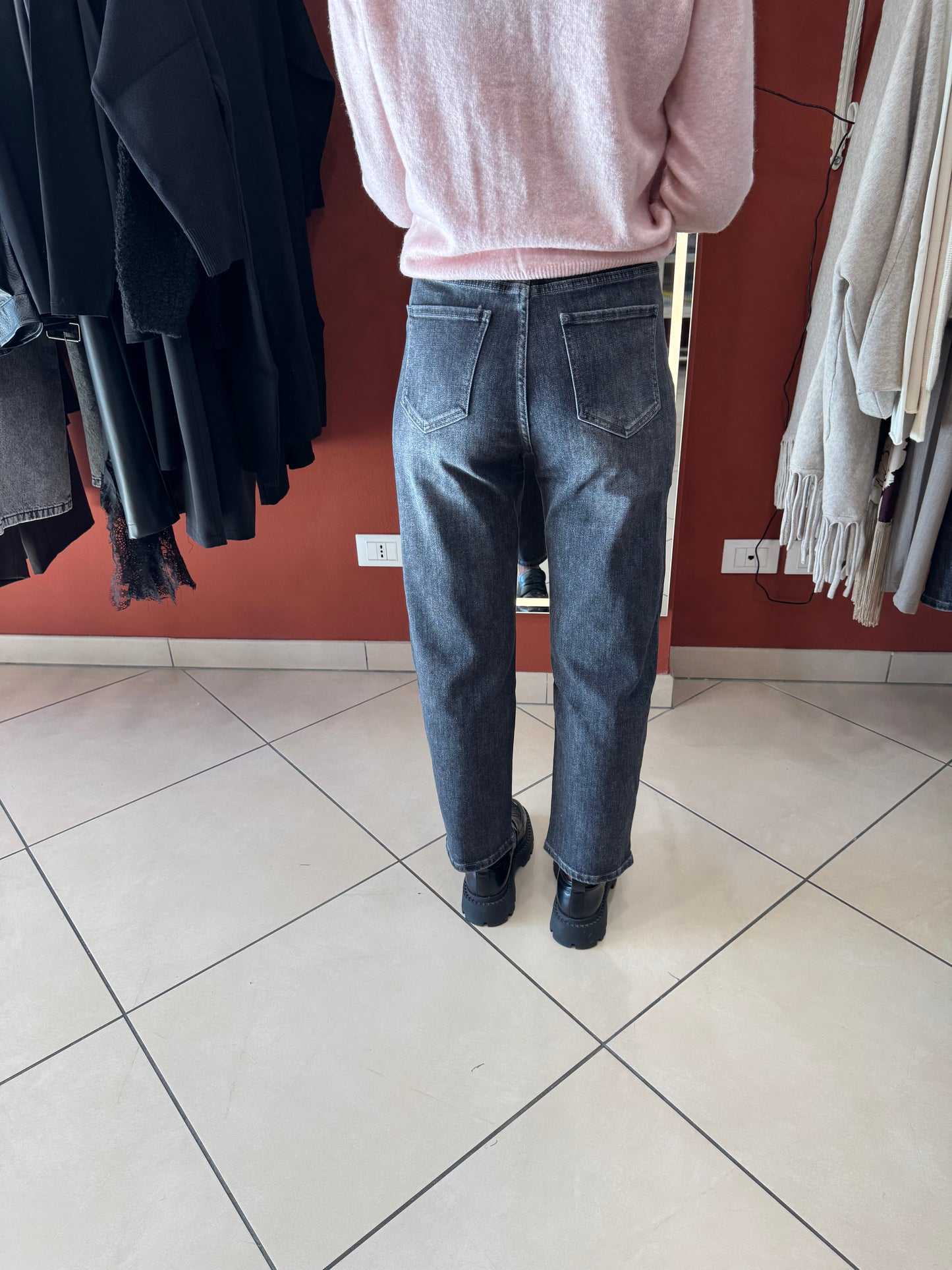 Susymix- Denim wide leg dark