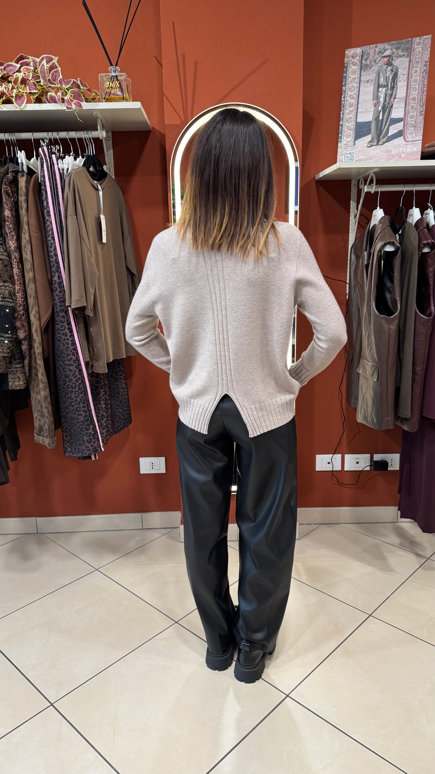 Susymix-Pullover con spacchetto