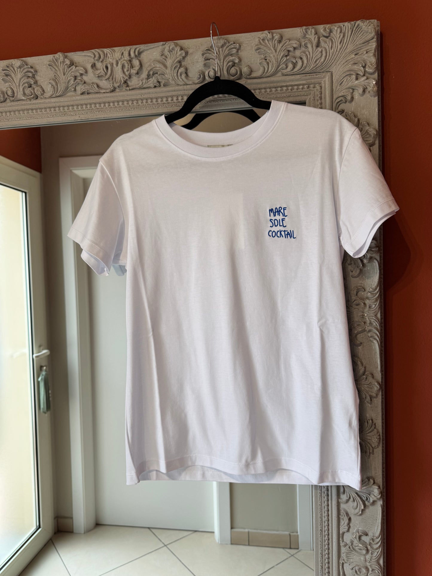 Susymix-T-shirt con scritta ricamata