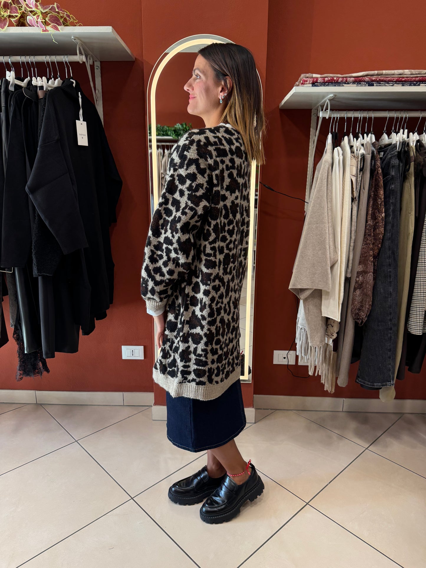 Susymix-Cardigan animalier