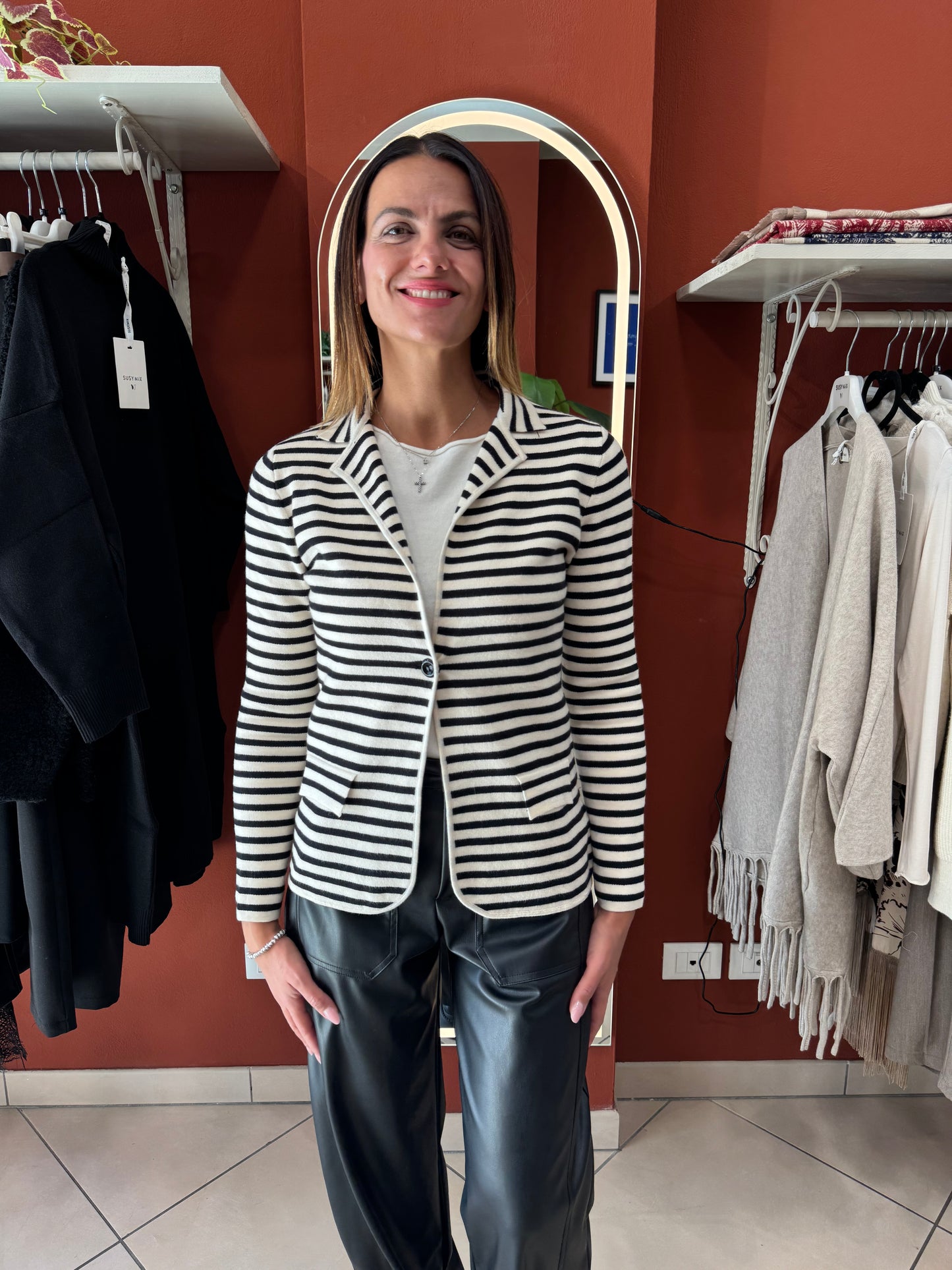 Susymix- Giacca in maglia