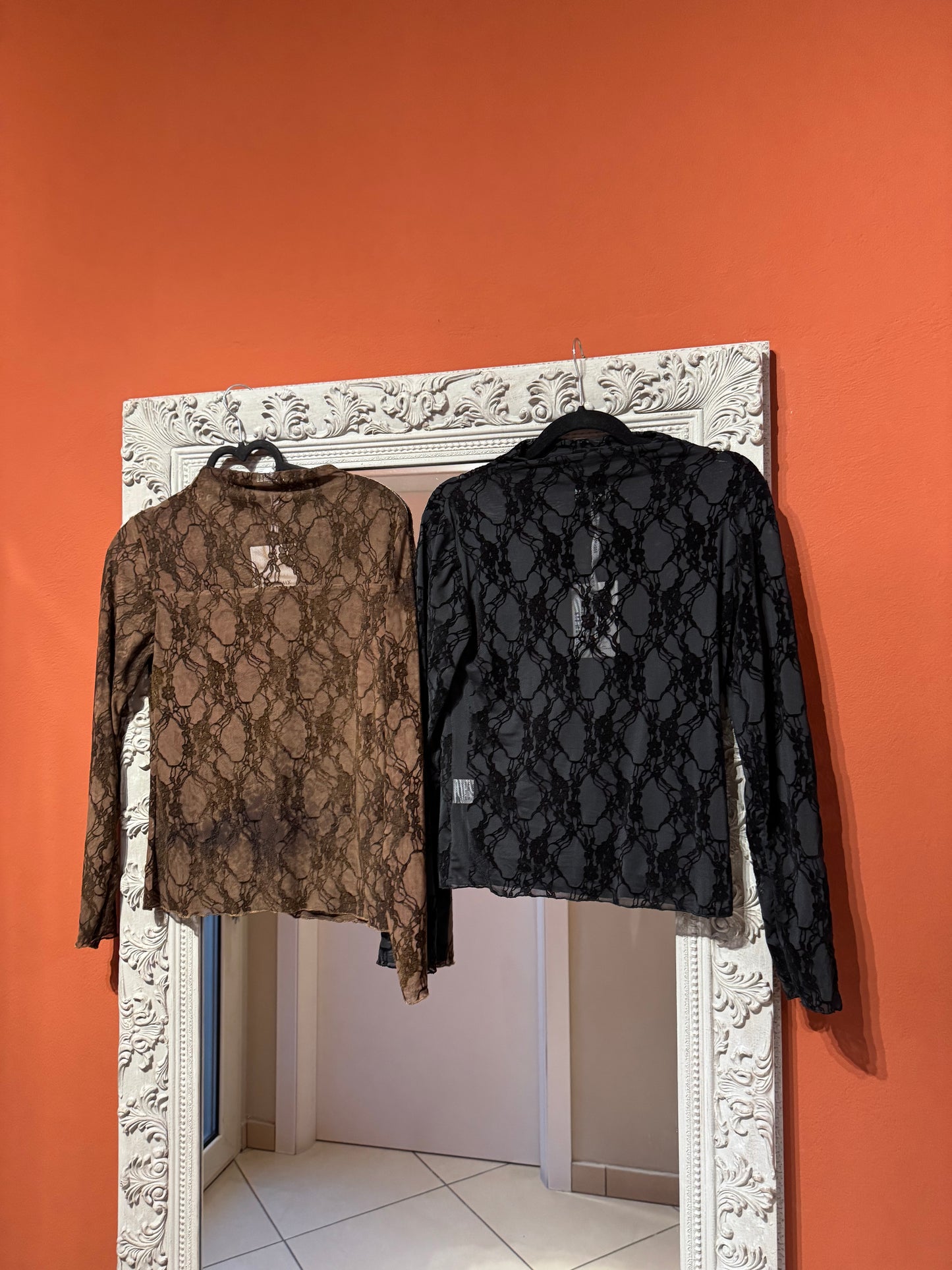 Susymix- Maglia in tulle e ciniglia