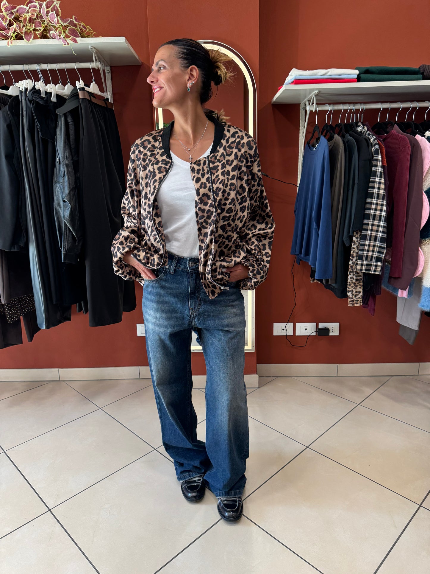 Susymix-Denim sabbiato wide -leg