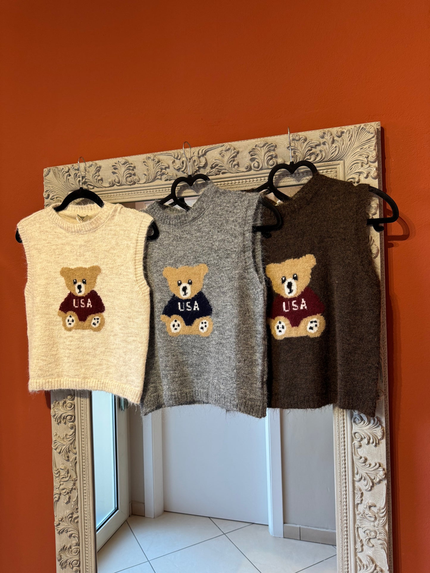 Susymix-Gilet con orsetto