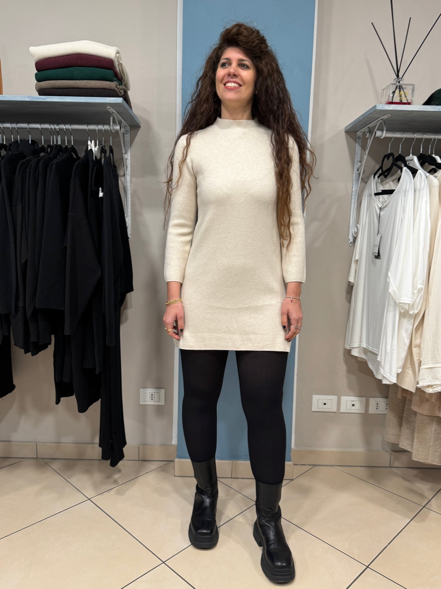 Susymix-Abito svasato in maglia