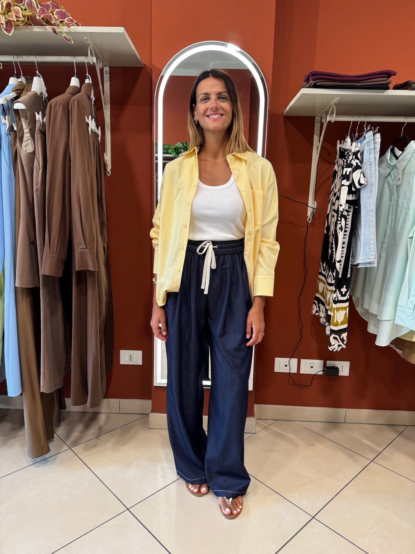 Rocknroll- Pantalone con coulisse