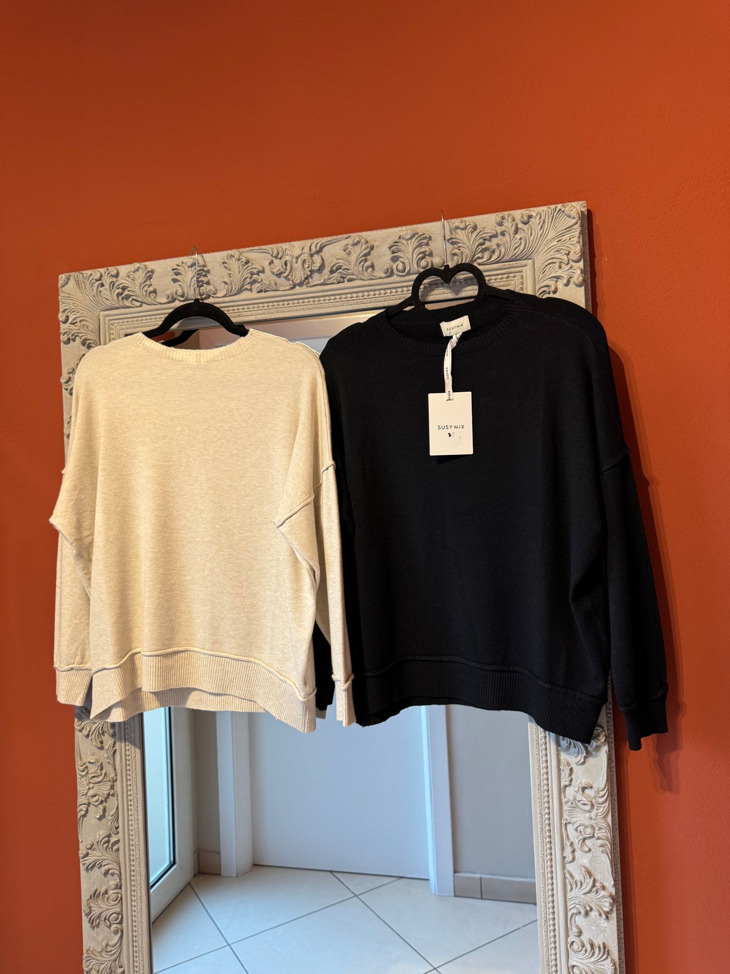 Susymix-Pullover a ovetto