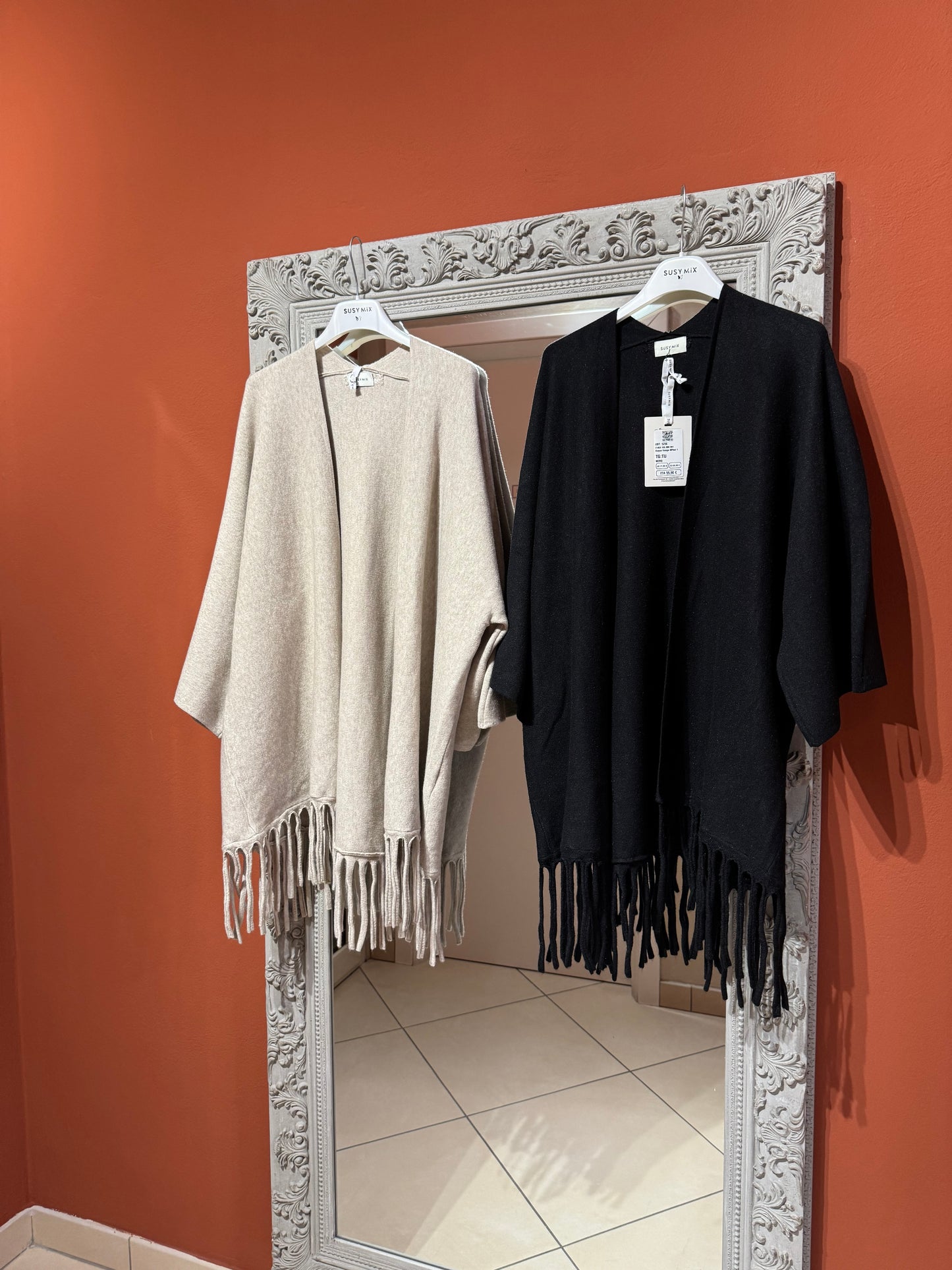 Susymix- Cardigan con frange