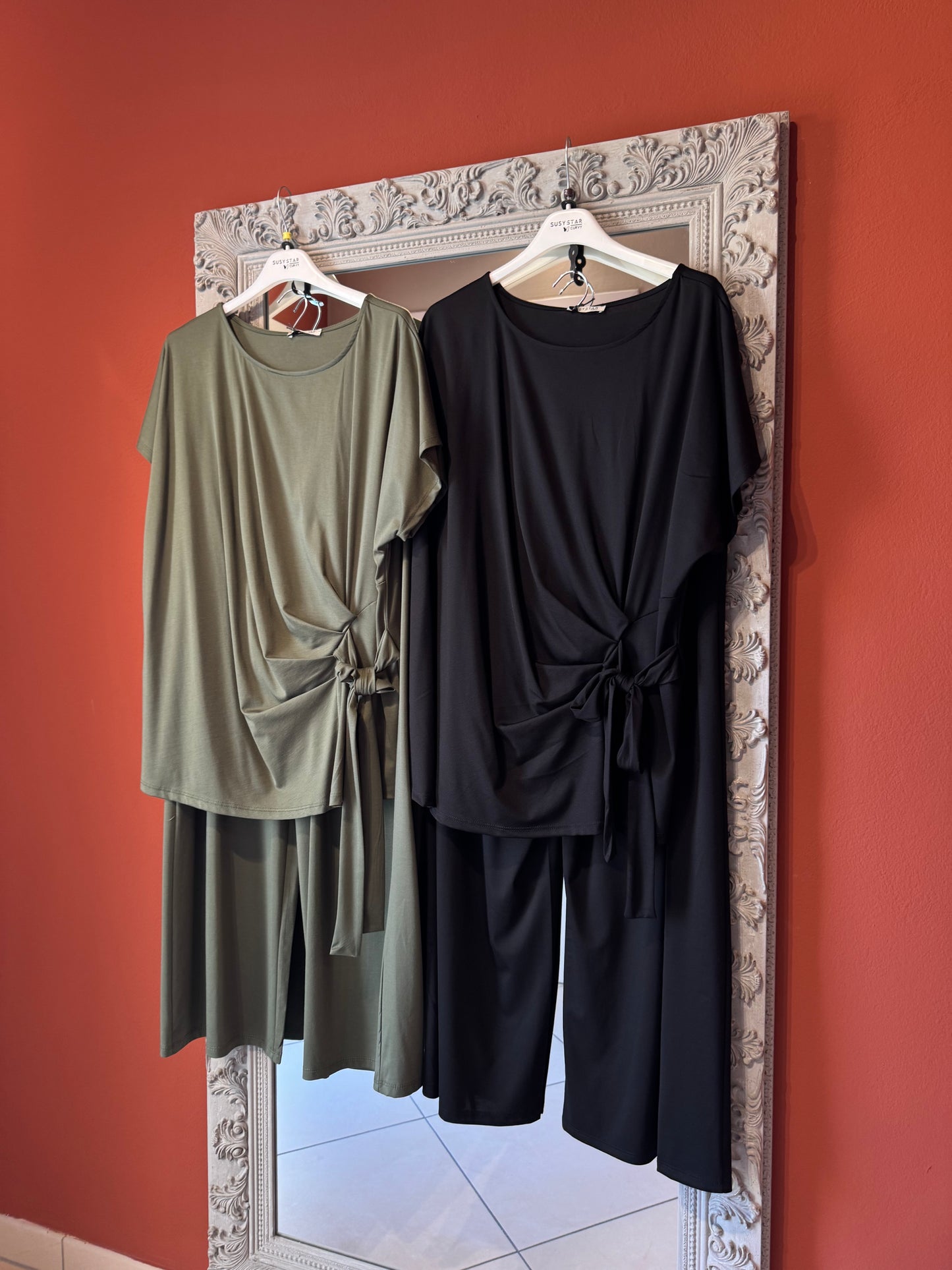 Susystar-Set coordinato blusa + pantalone
