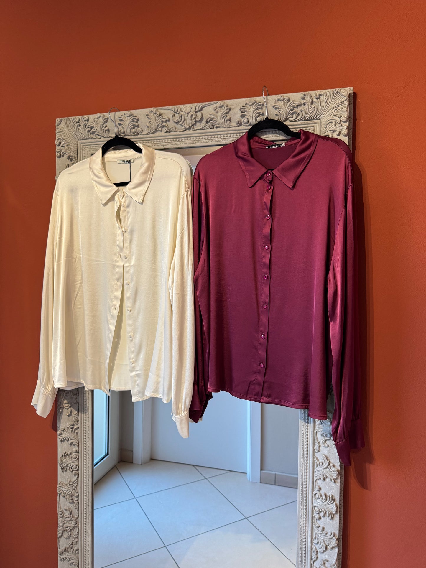 Susystar - Camicia in raso di viscosa