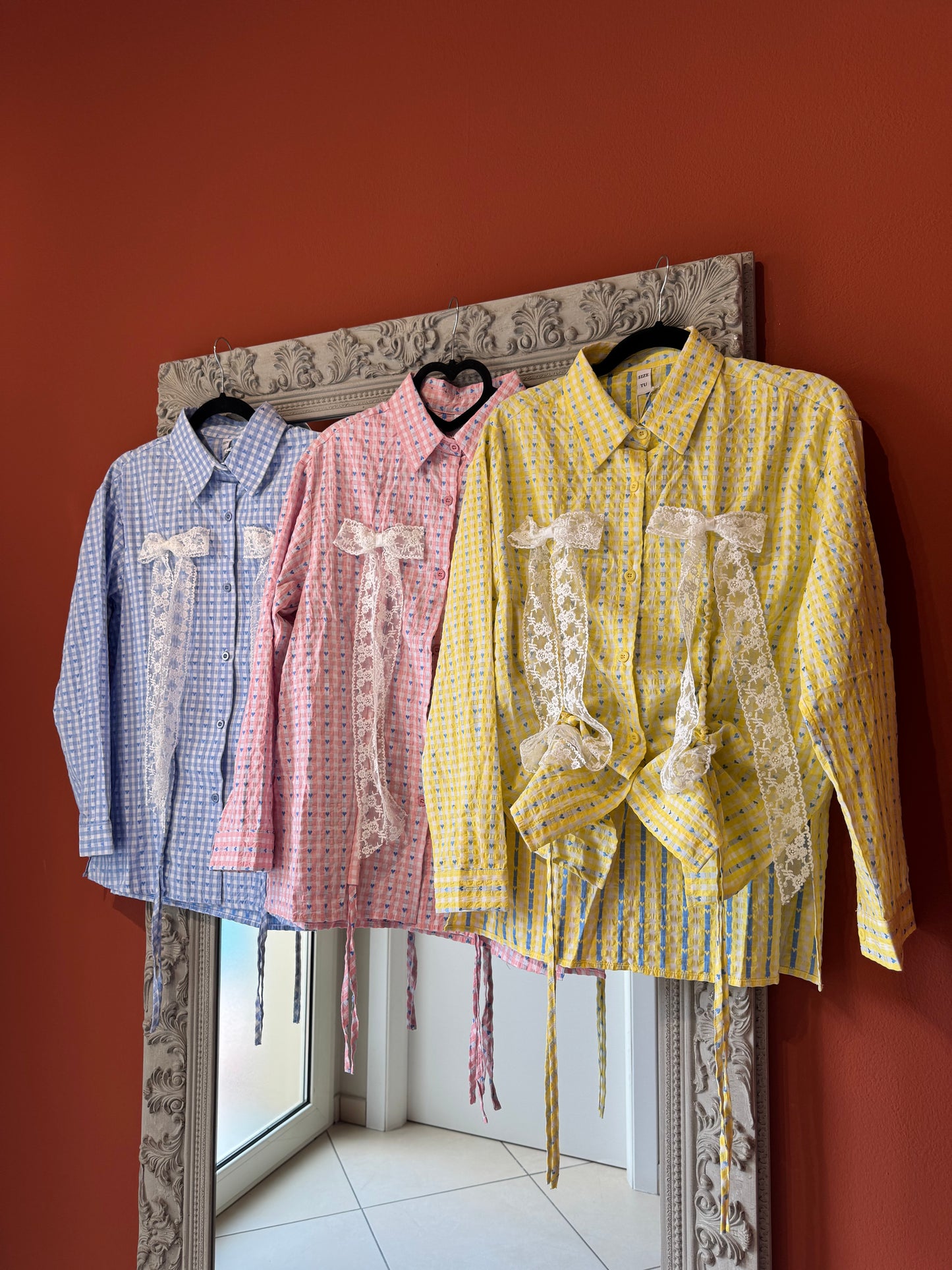 Rocknroll-Camicia con fiocchi