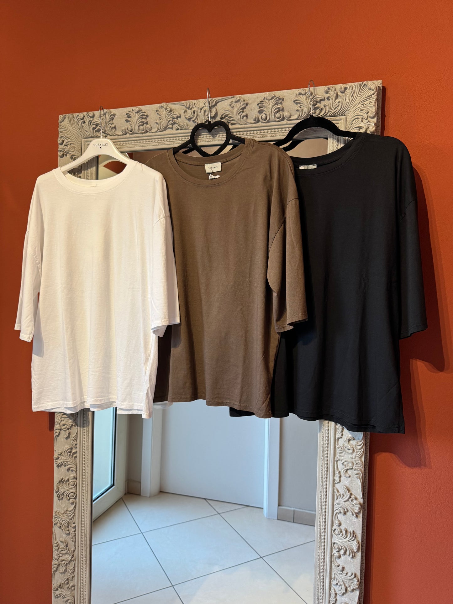 Susymix-Maxi t-shirt con manica 3/4