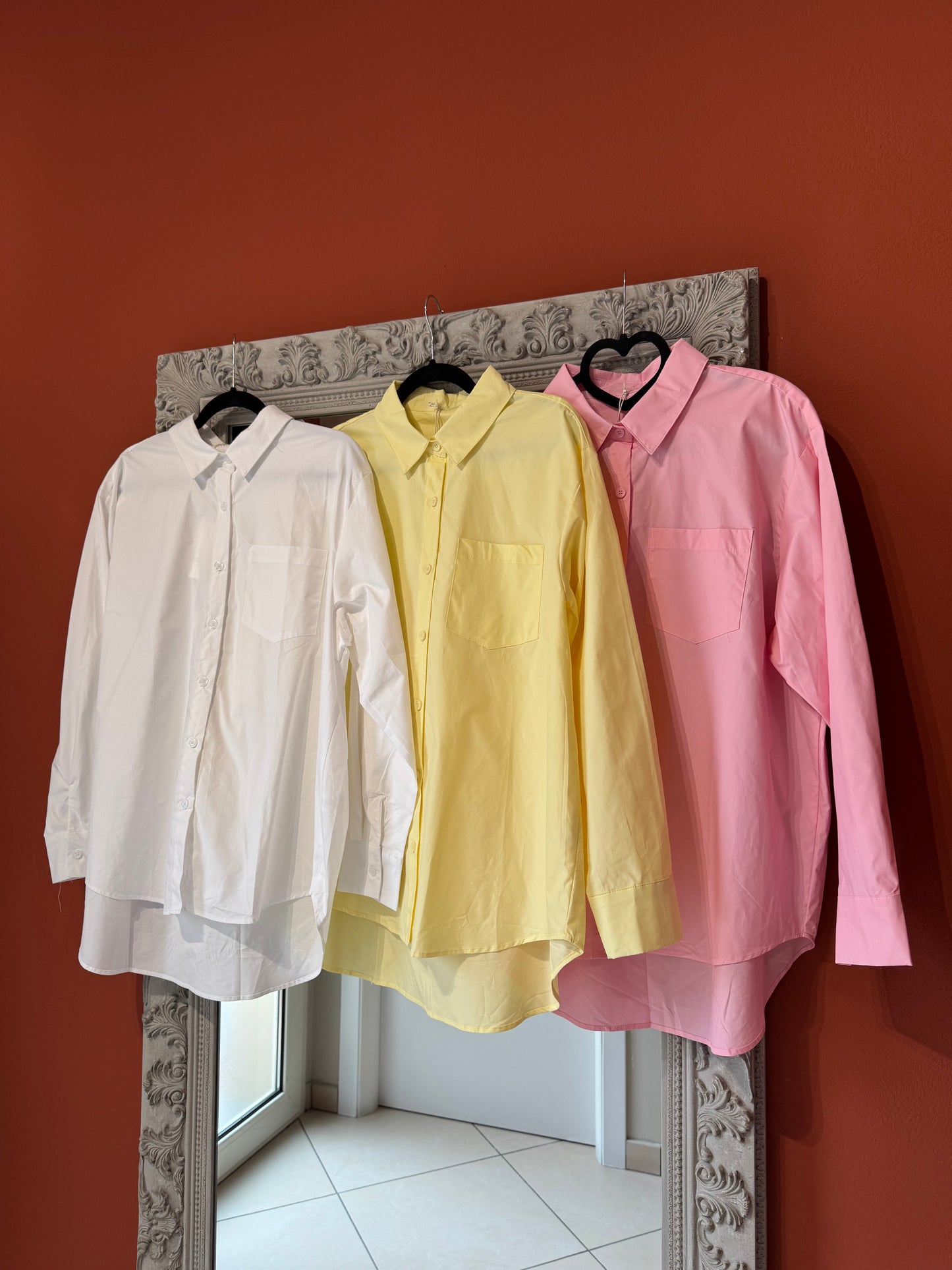 Rocknroll- Camicia taglio dritto in popeline