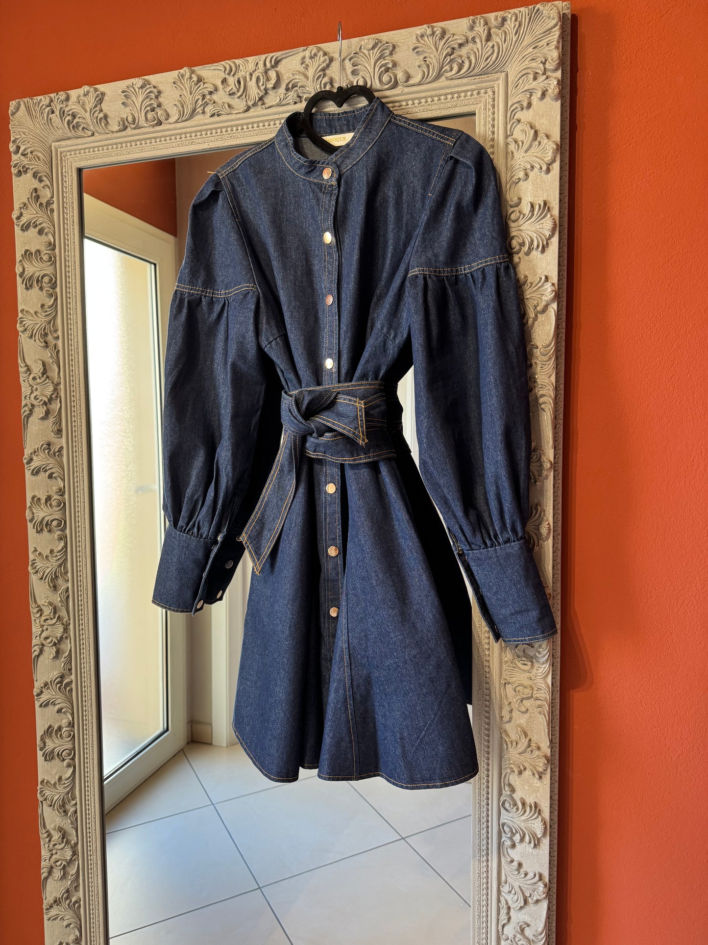 Rocknroll- Abito in denim dark blue