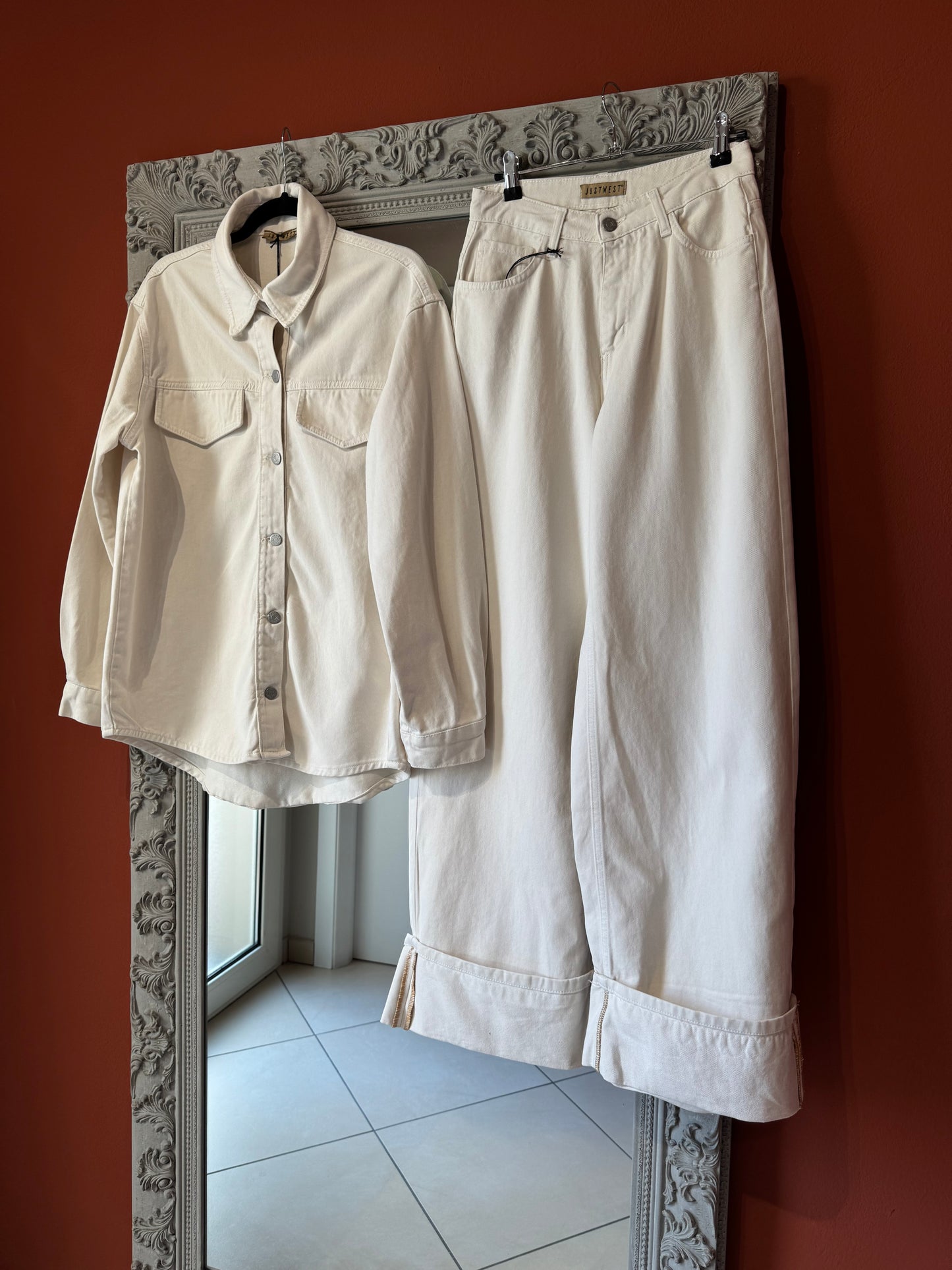 Rocknroll- Denim a palazzo burro