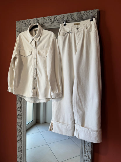 Rocknroll- Denim a palazzo burro