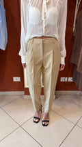 Pantalone a ovetto beige- Susumix