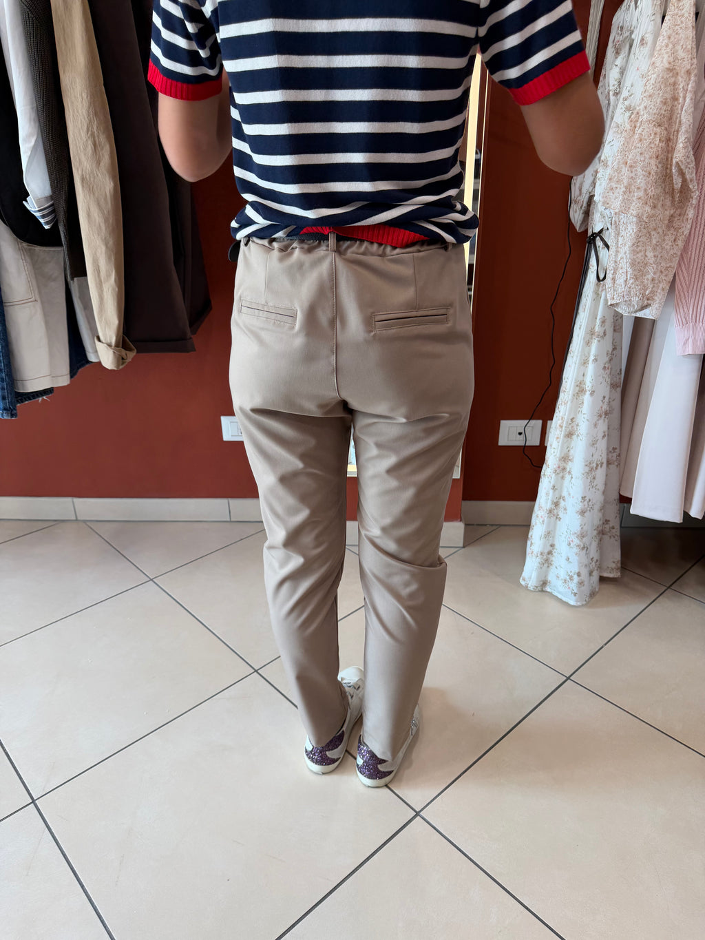 Pantalone con elastico in vita- Susymix