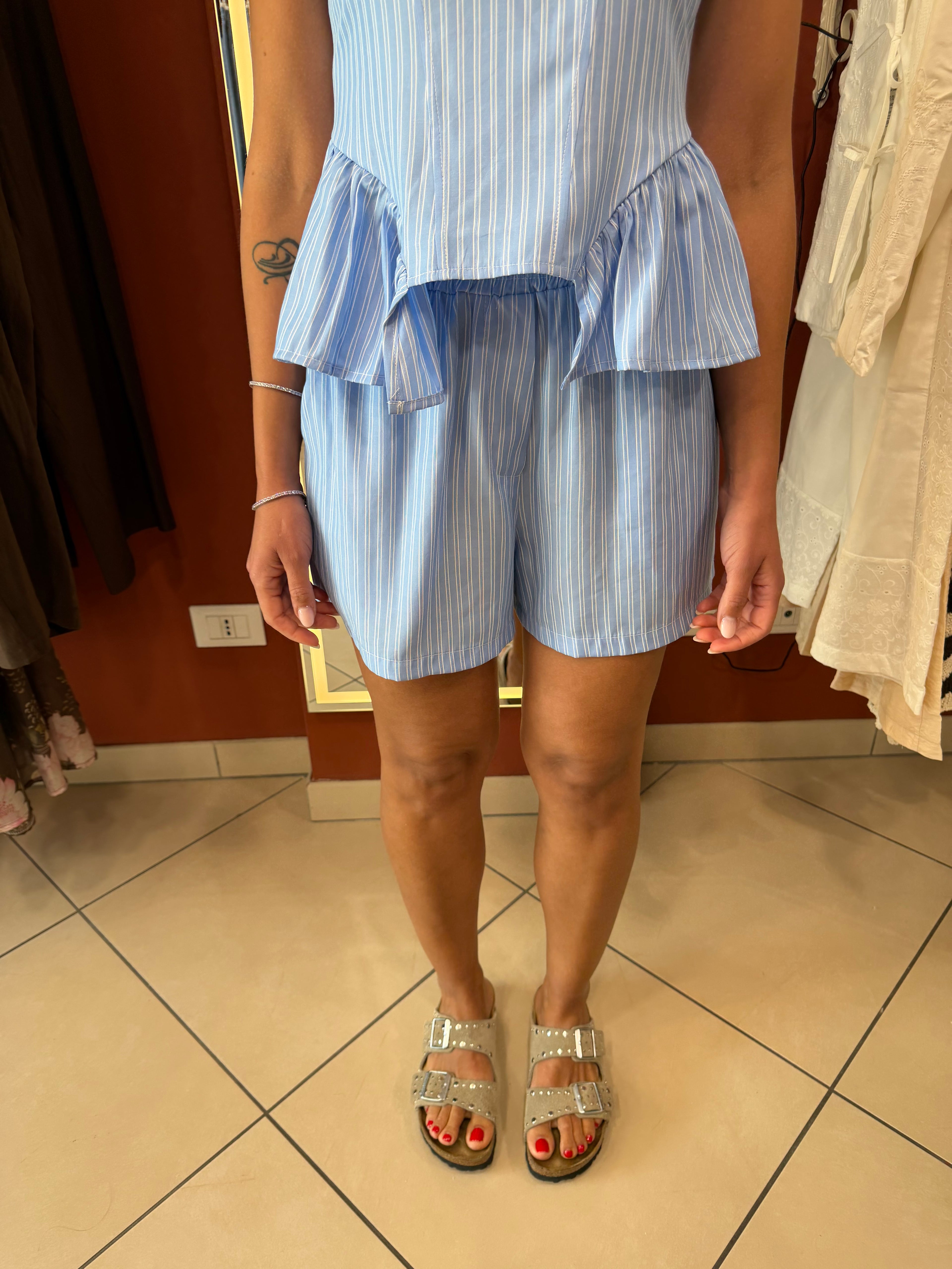 Pantaloncino gessato-Susymix