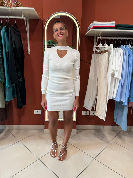 Susymix-Abito in costina modello a goccia