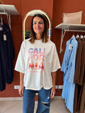 Maxi T-shirt con stampa- Susymix