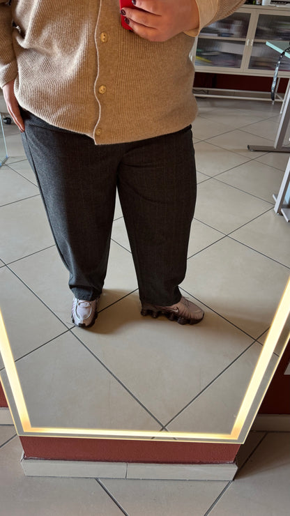 Susystar - Pantalone ovetto in check