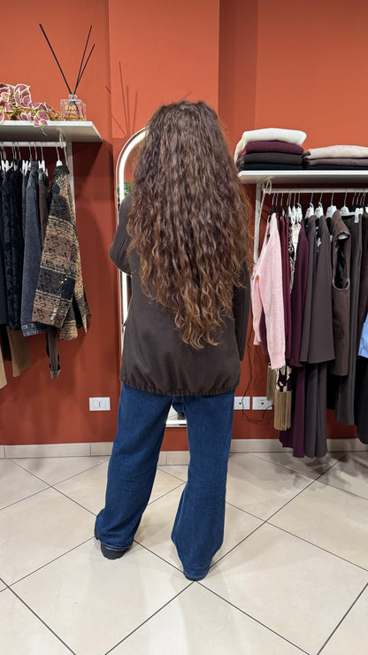 Susymix - Cappotto doppiopetto scollo a V