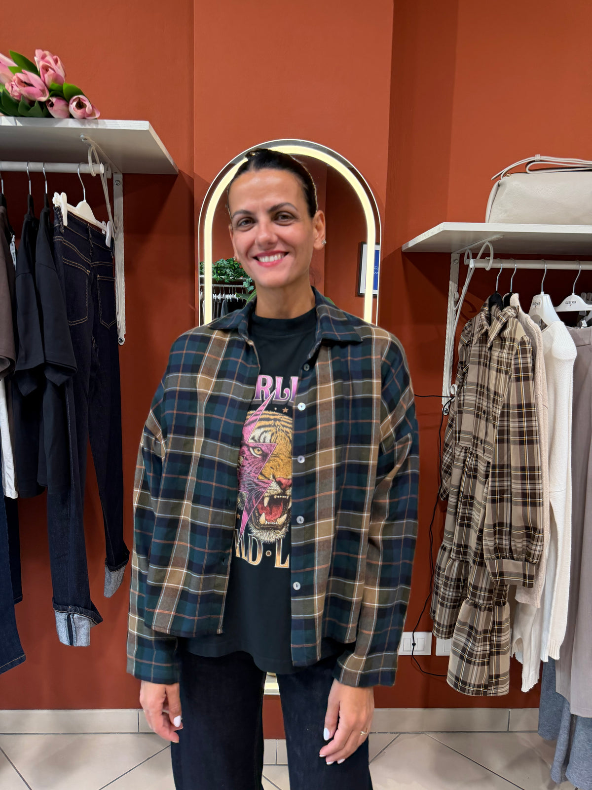 Camicia in check- Susymix