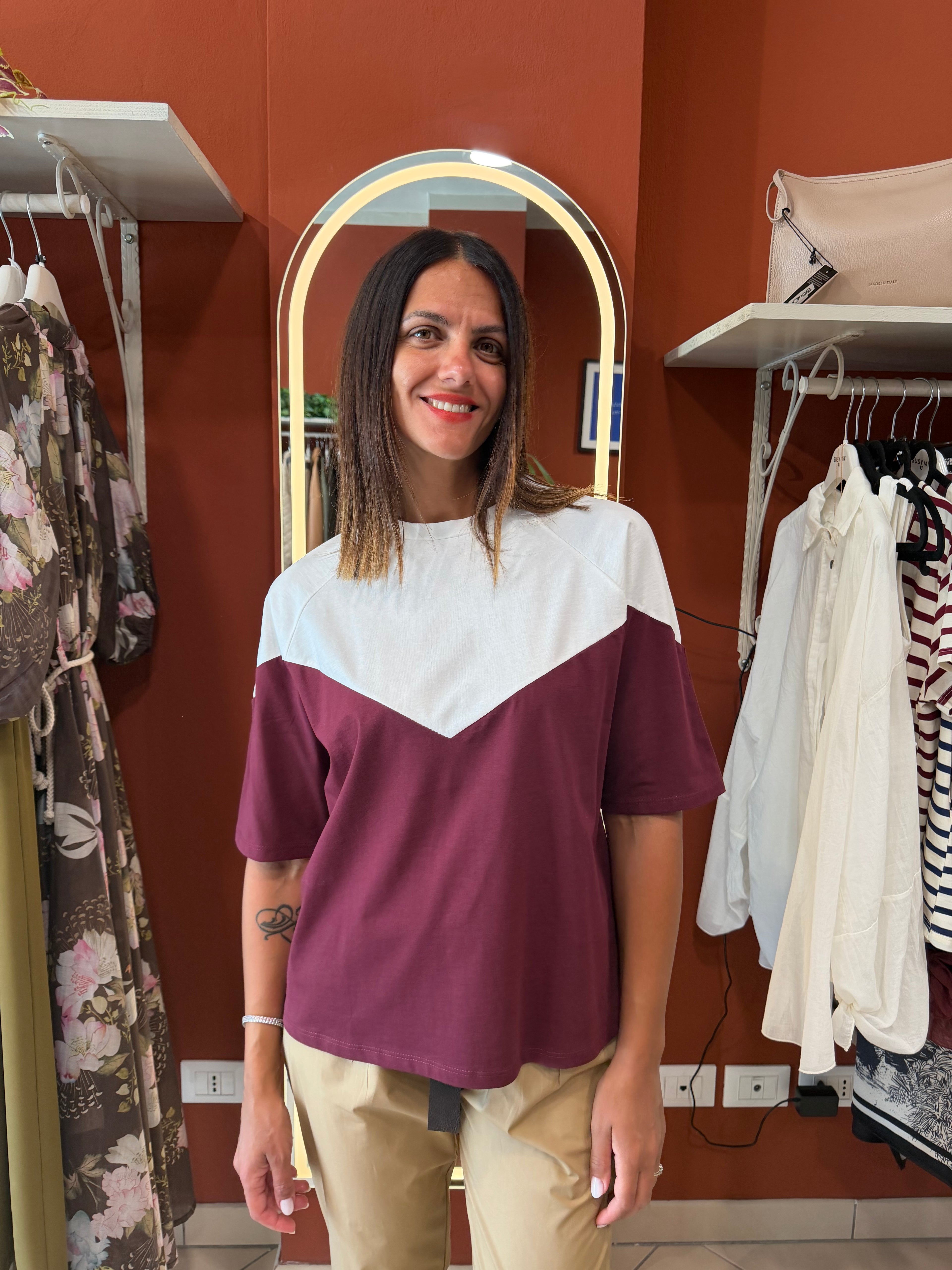 T-shirt bicolor -Susymix