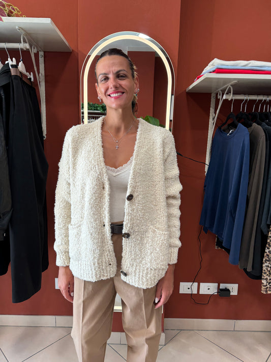 Susymix-Cardigan effetto boucle