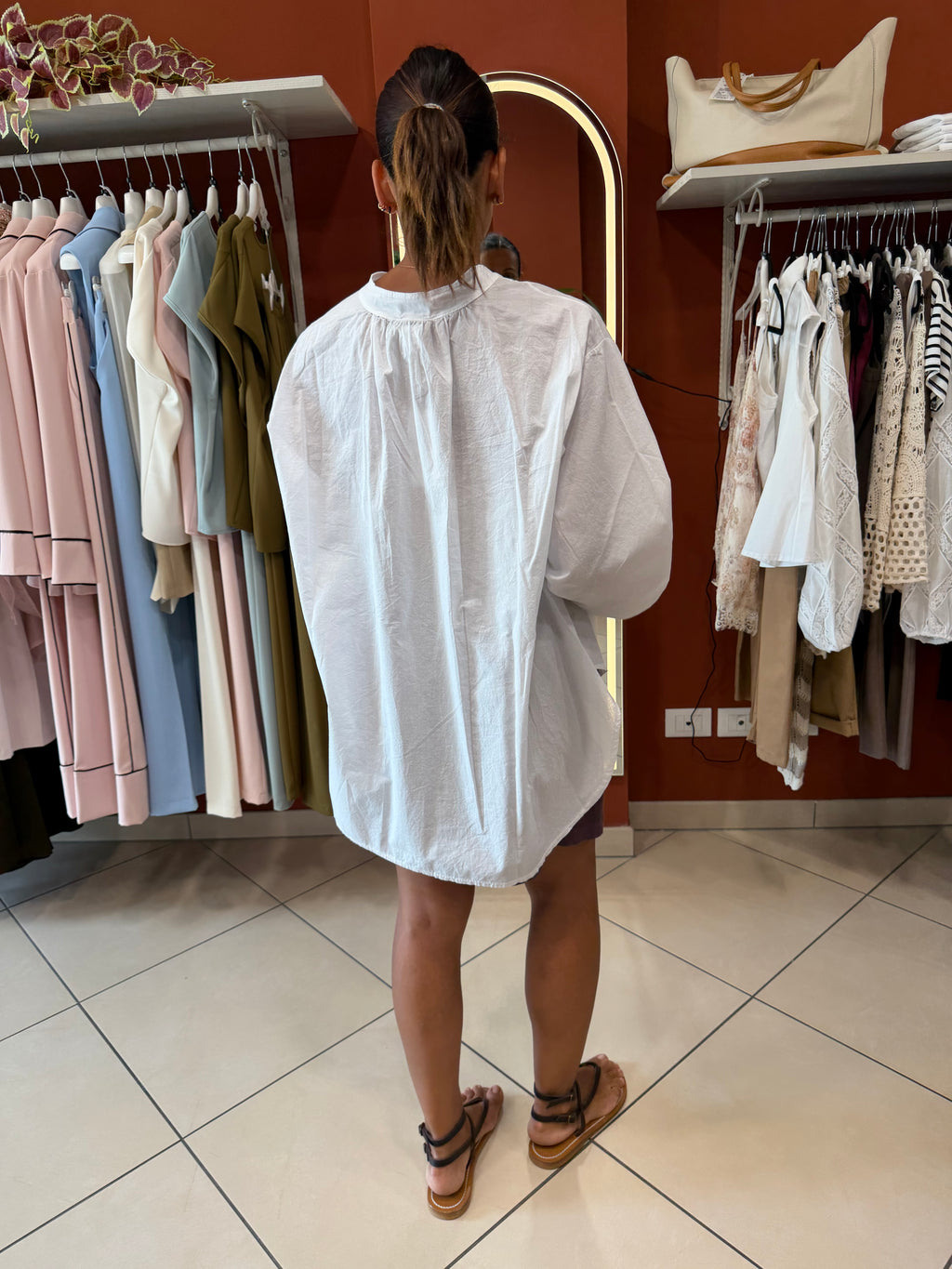 Maxi camicia in mussola -Susymix