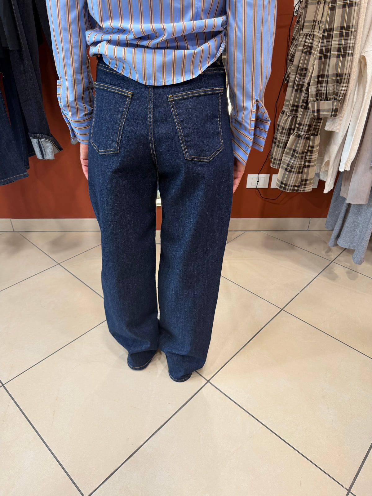 Denim wide leg blue-Susymix