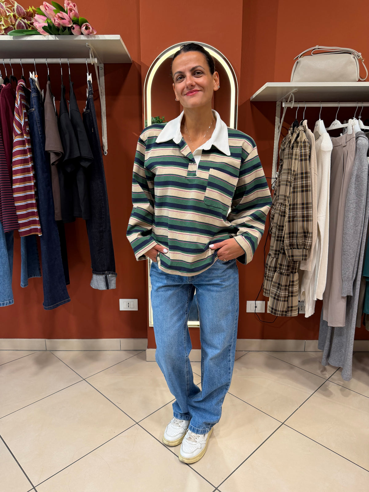 Denim gamba dritta lavaggio medio - Susymix