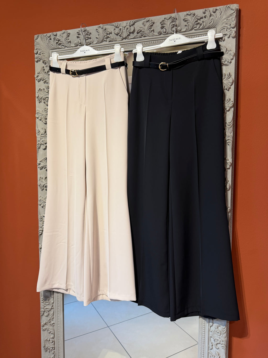 Pantalone flare fluido- Susymix