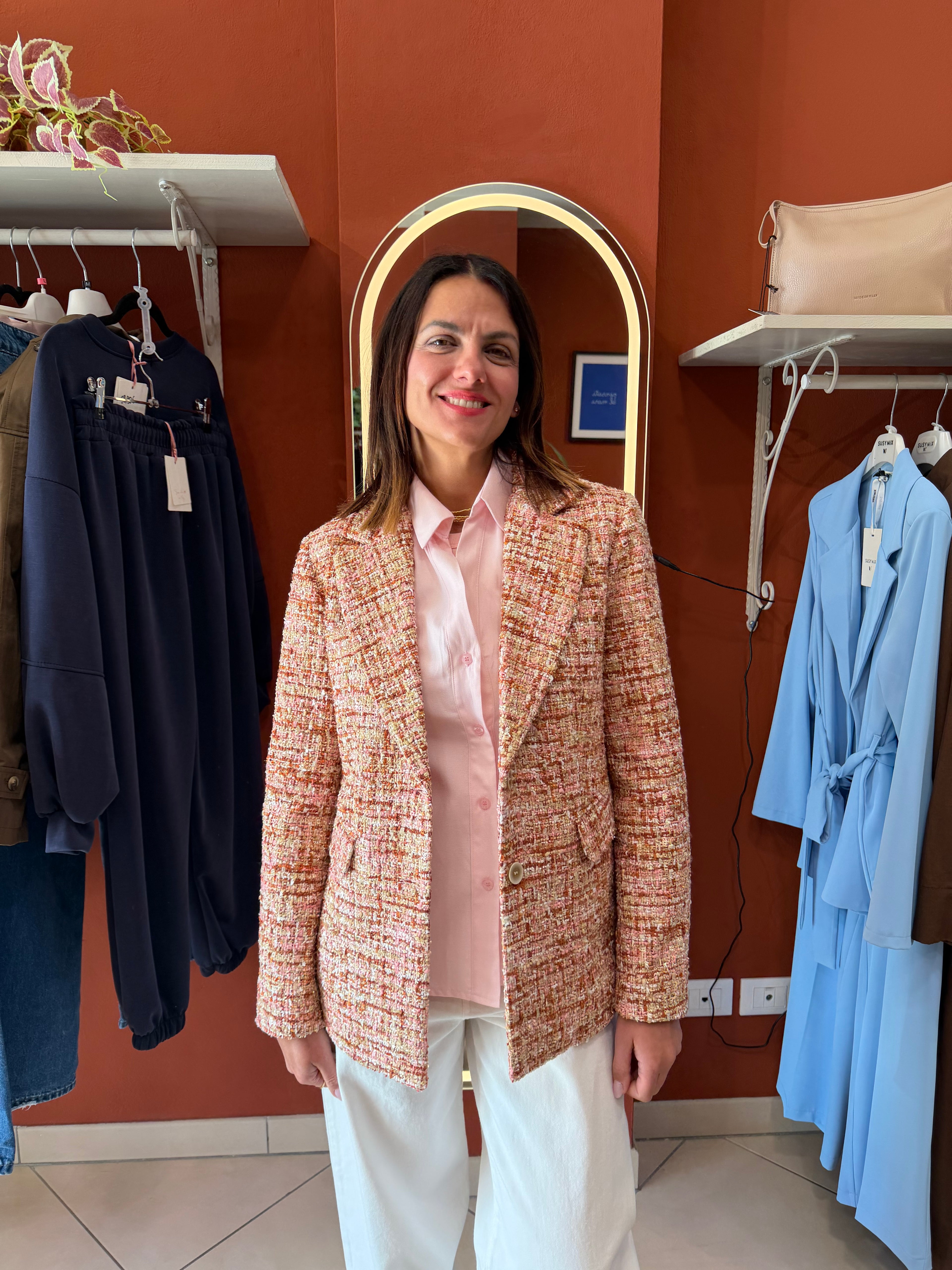 Blazer in tweed- Susymix