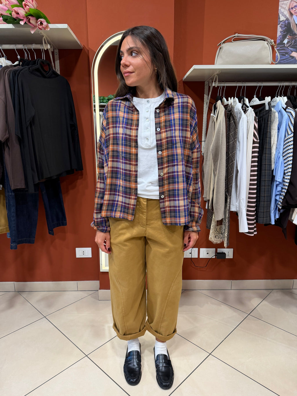 Pantalone worker senape- Susymix