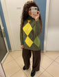 Susymix-Pullover con rombi