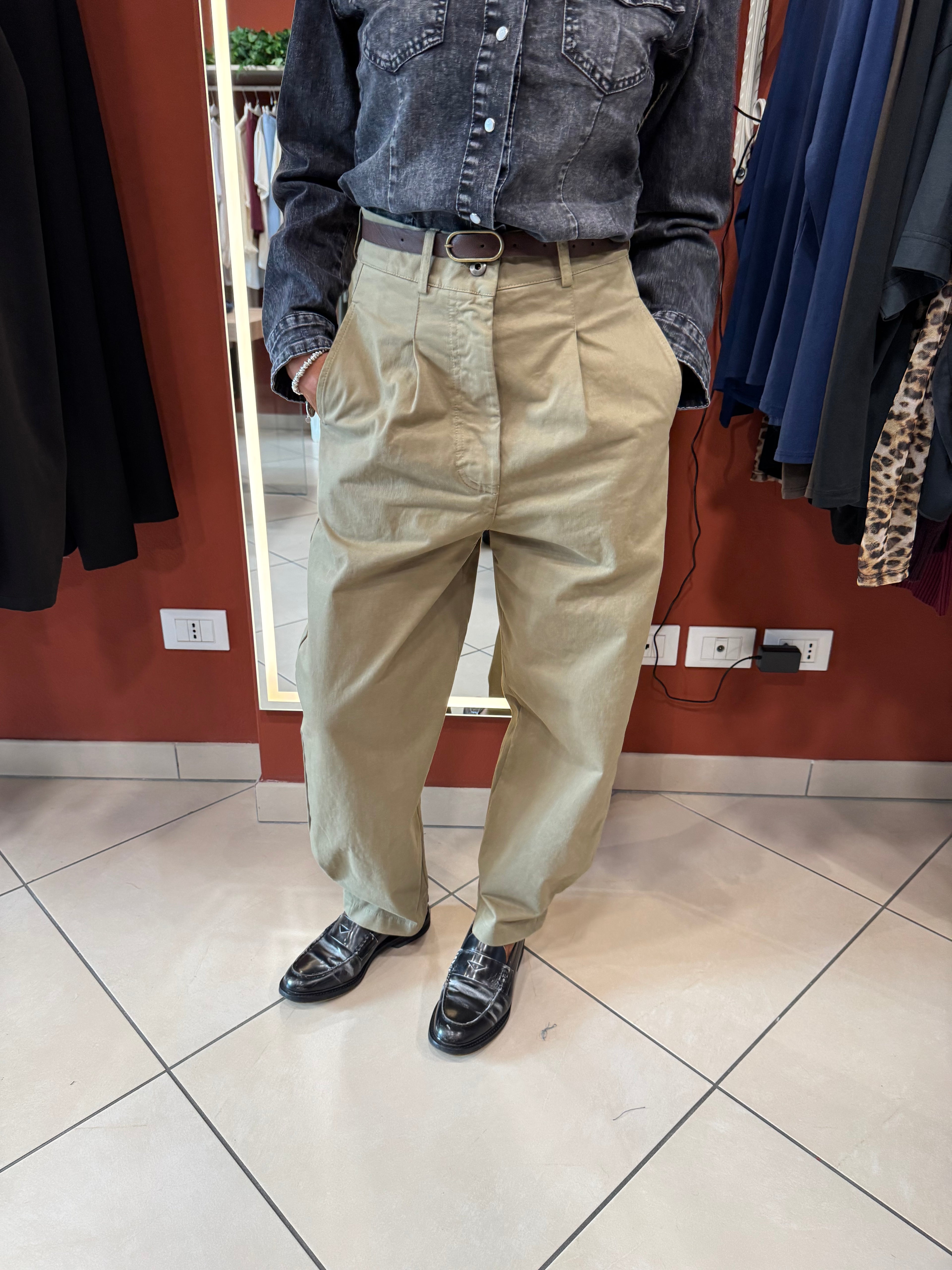 Susymix-Pantalone baggy in cotone