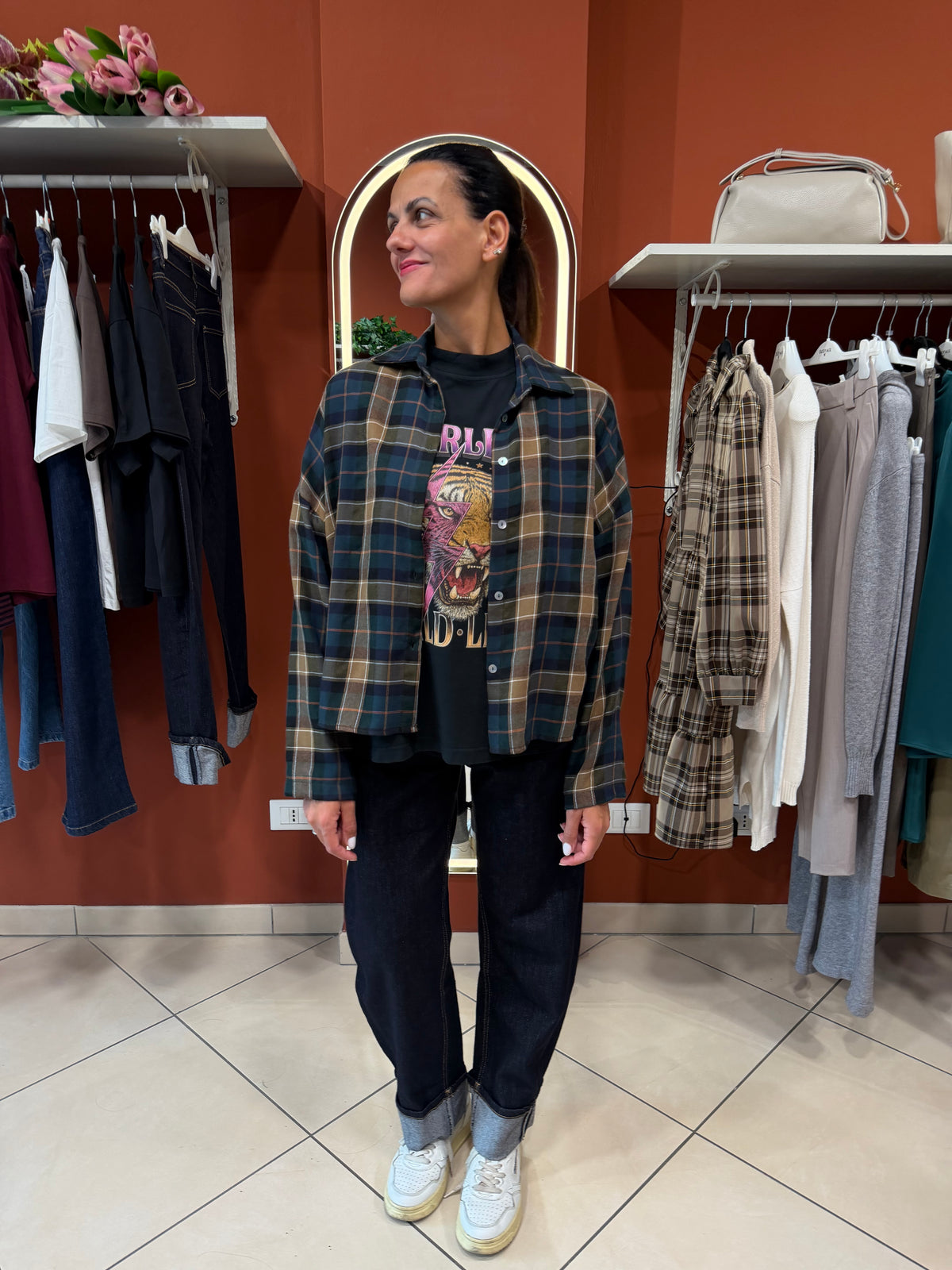 Camicia in check- Susymix