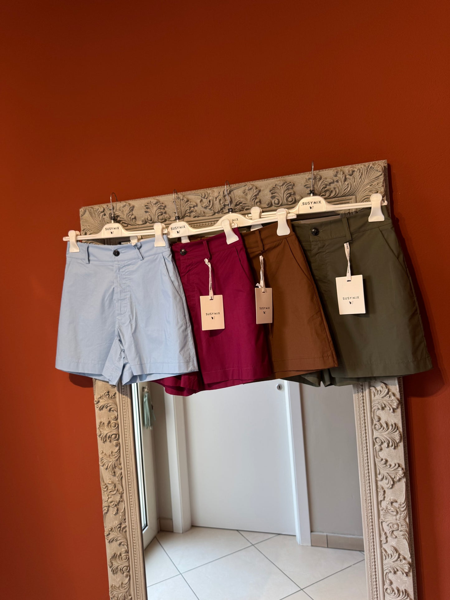 Susymix- Pantaloncino in 100% popeline di cotone