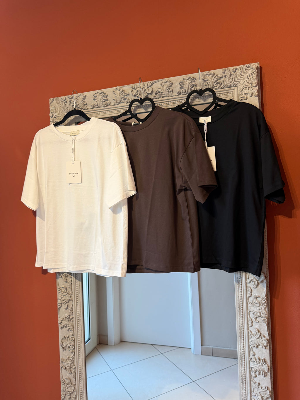 T-shirt a scatola basica-Susymix